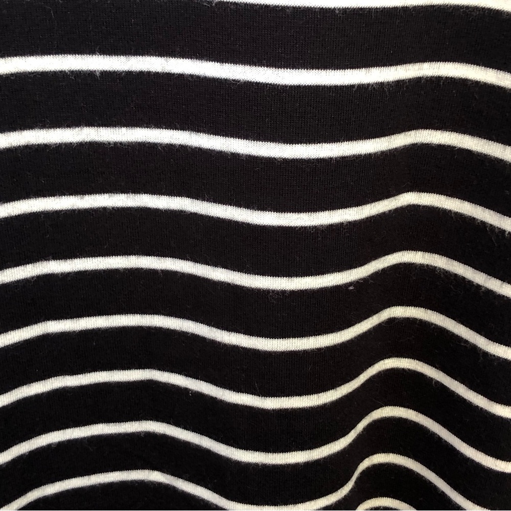 Stylus XL Long Sleeve Black Striped Dress size XL - Picture 10 of 13